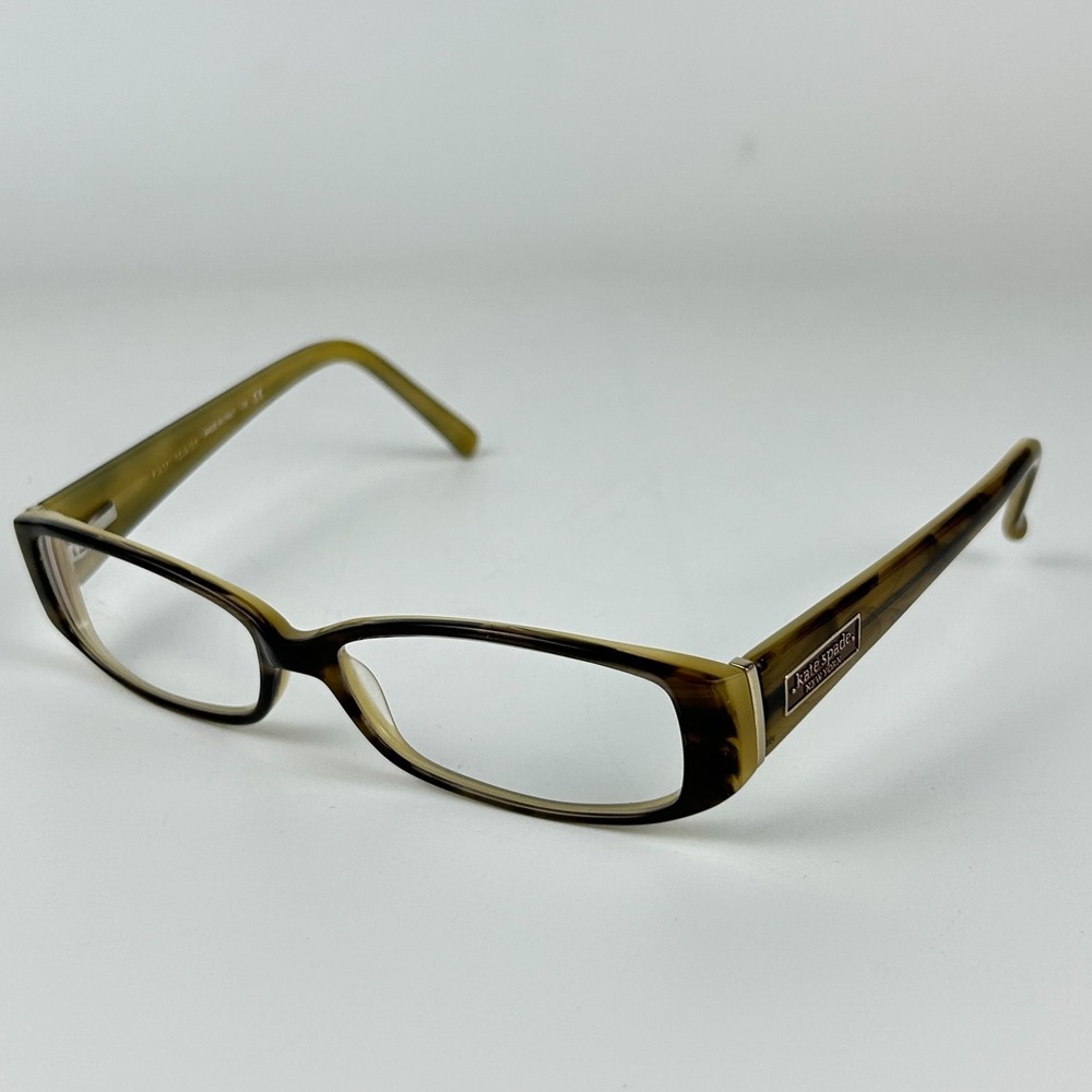Kate Spade‎ New Speed 09D5 Women Eyeglasses Frame Brown Plastic Full Rim 135 mm